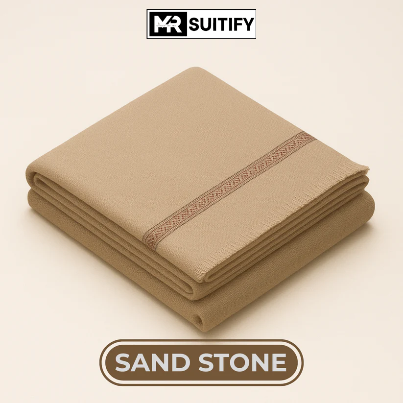 Mr Suitify Classic Wool Shawl – Premium Quality, 1.25 × 3 Yards, Charcoal, Soft and Elegant Winter Wrap