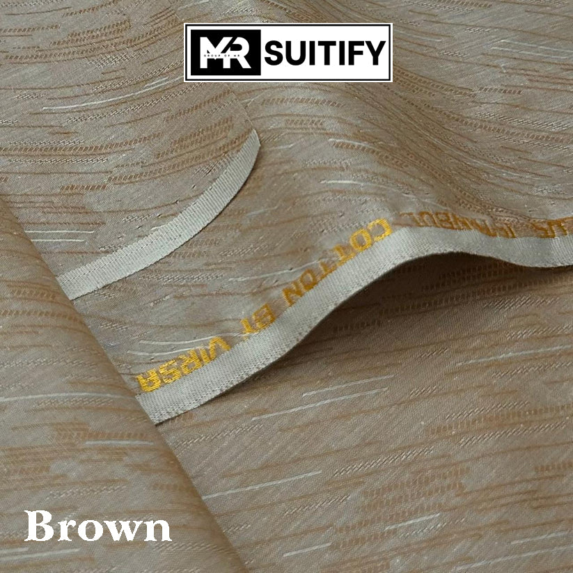 Dynasty Cotton fabric for men’s suits and shalwar kameez, soft, breathable, easy-care, premium quality