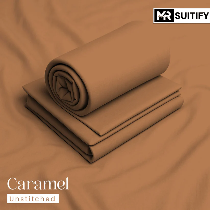 Classic Wash & Wear Boski fabric for men’s suits and shalwar kameez, soft, breathable, easy-care, premium quality.