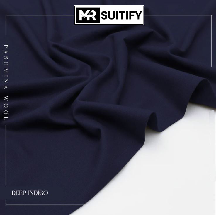 “Classic Pashmina Wool fabric in premium quality, soft texture material for men’s winter suits, 4-meter cutting, ideal for formal and semi-formal wear.”