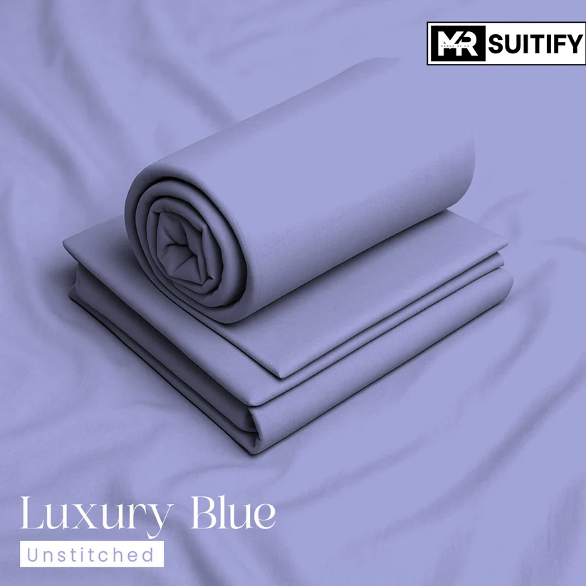 Classic Wash & Wear Boski fabric for men’s suits and shalwar kameez, soft, breathable, easy-care, premium quality