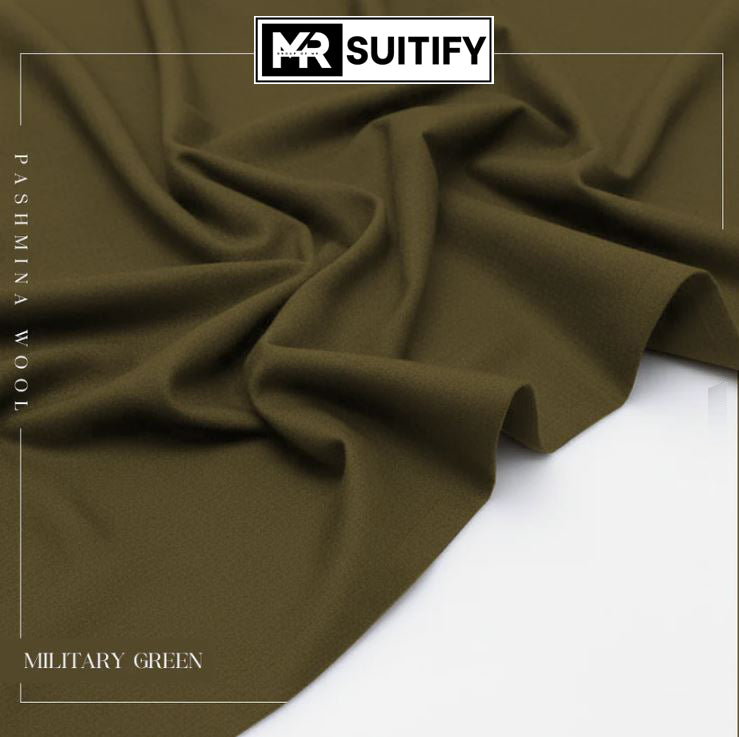 “Classic Pashmina Wool fabric in premium quality, soft texture material for men’s winter suits, 4-meter cutting, ideal for formal and semi-formal wear.”