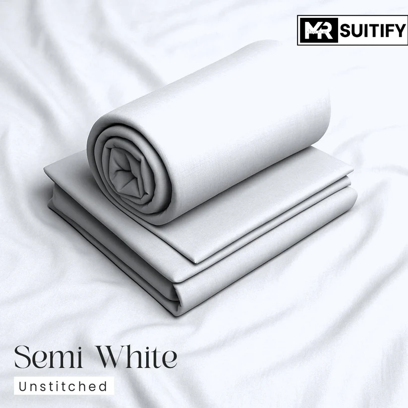 Classic Wash & Wear Boski fabric for men’s suits and shalwar kameez, soft, breathable, easy-care, premium quality